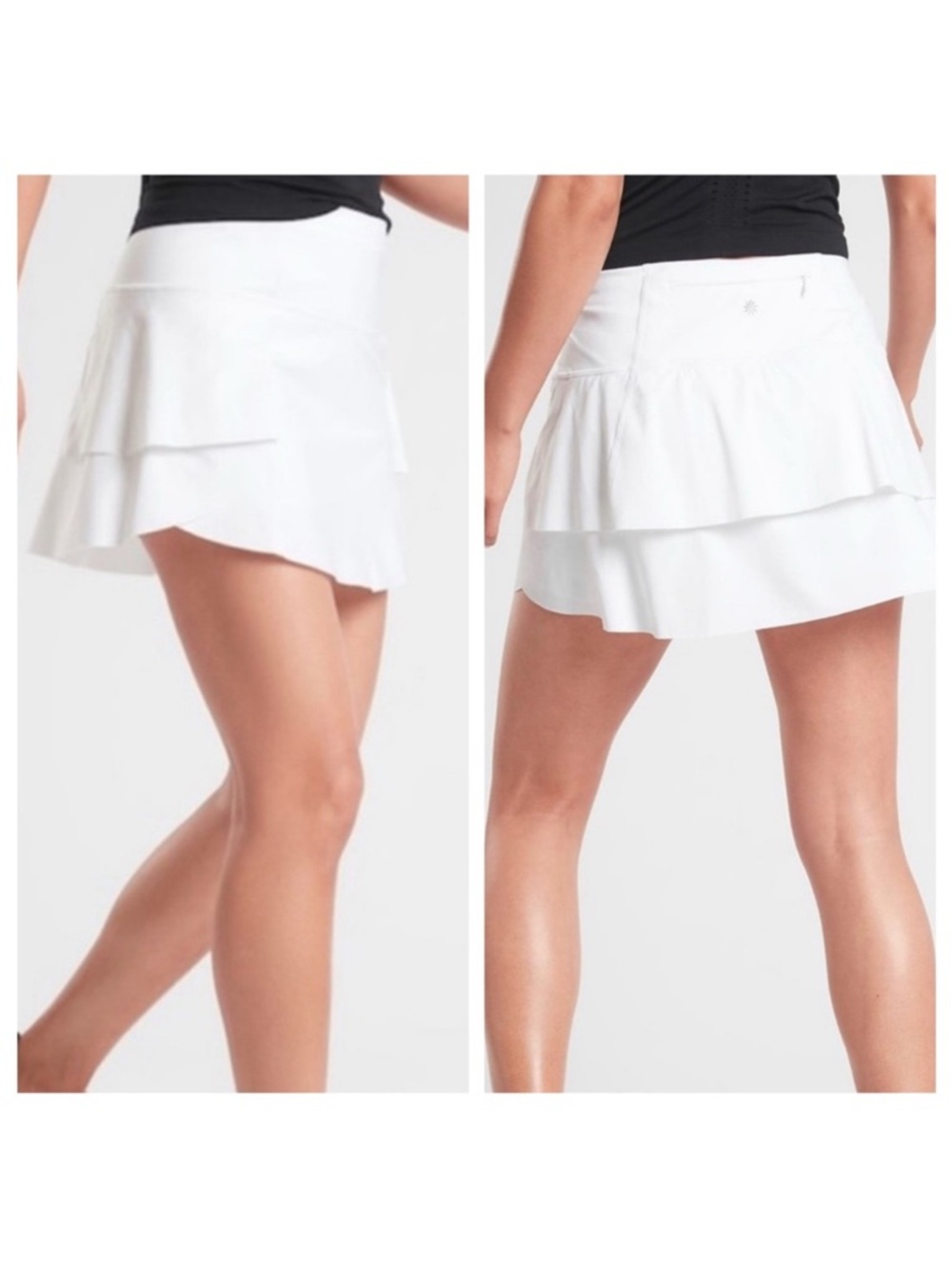 Athleta Ruffled Tiered Athletic Skort - Women's Active Tennis Skirt